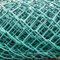 Green Vinyl Chain Link Fence Fabirc
